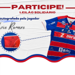 Associação Peter Pan realiza leilão virtual de camisa autografada pelo atacante do Fortaleza, Silvio Romero￼
